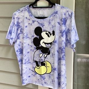 New xxl Mickey Mouse Disney cropped plus-size tshirt
